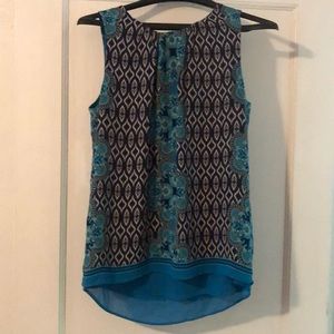 Rose & Olive pattern tank top